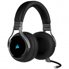 Headset Gamer Corsair Virtuoso RGB Wireless, Sem fio/USB/3.5mm, Múltiplas Plataformas, Carbono, CA-901118