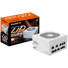 Fonte Gigabyte Ultra Durable, 850W, 80 Plus Gold, PFC Ativo, Full Modular, Com Conector PCIe 5.0, Branco,