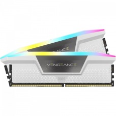 Memória DDR5 Corsair Vengeance RGB, 32GB (2x16GB), 5200MHz, Branco, CMH32GX5M2B5200C40W - Open Box
