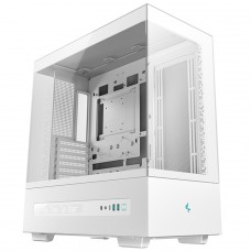 Gabinete Gamer DeepCool CH690 Digital WH, Mid Tower, Vidro Temperado, ATX, Sem Fonte, Sem Fans, Branco, R