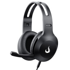 Headset Rise Mode Office 03, Drivers de 40mm, Com Microfone, Preto, RM-HS-OF-03-FB