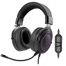 Headset Gamer Cooler Master CH331, 7.1 Surround, USB, Drivers de 50mm, RGB, Black